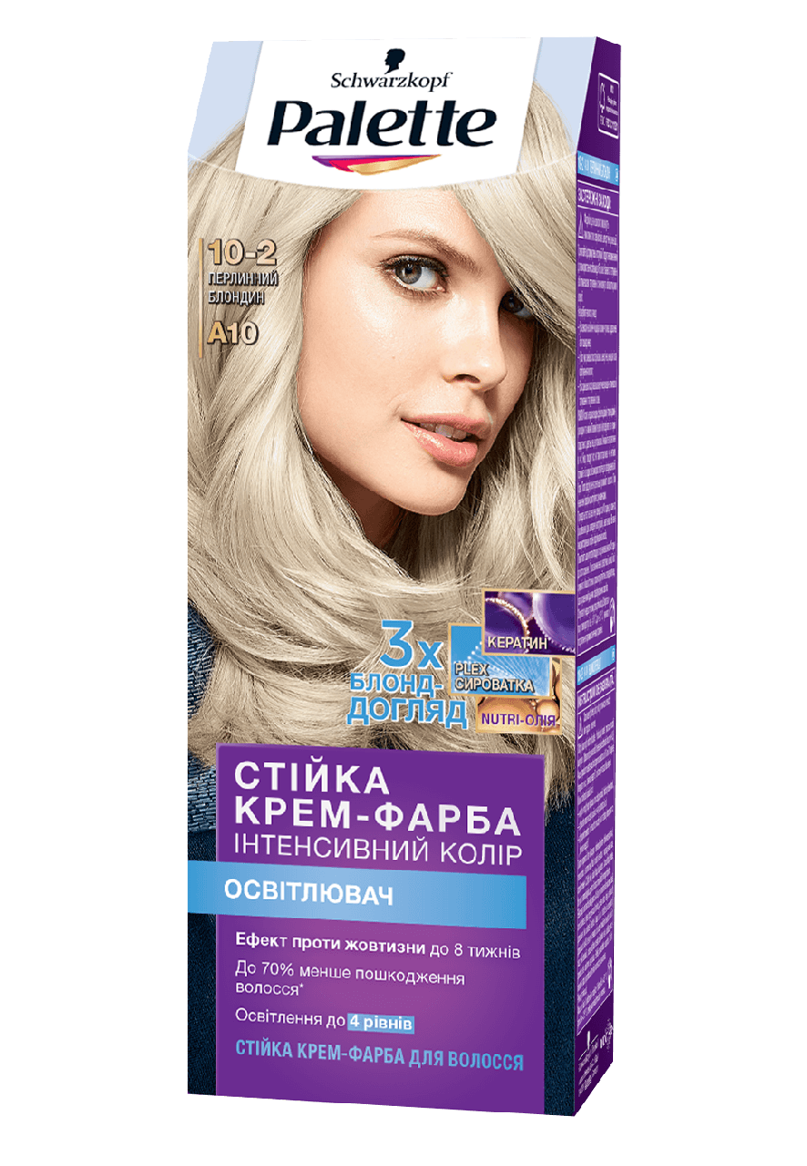 

Краска для волос Palette A10 Жемчужный Блондин