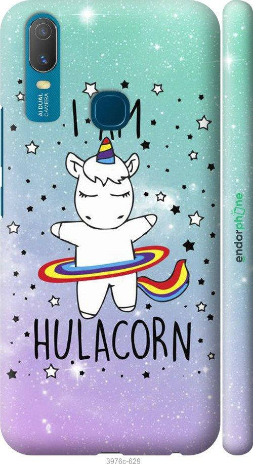 

Чехол на Vivo Y11 I'm hulacorn "3976c-629-10746", Голубой