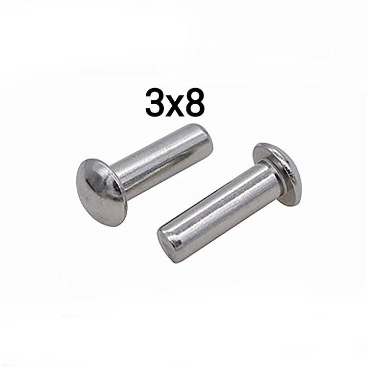 

Заклепка алюминиевая 3х8 полукруглая DIN 660