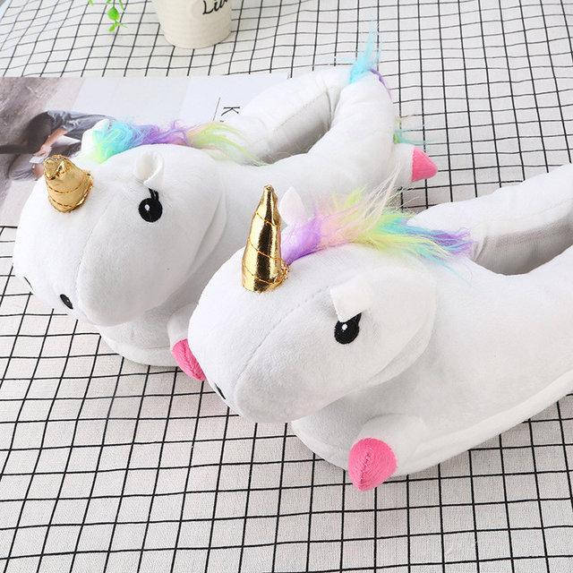 

Женские тапочки игрушки Единороги белые,36-40, Белый