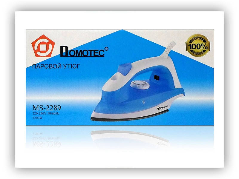 

Утюг с тефлоновой подошвой 2200Вт Domotec MS-2289