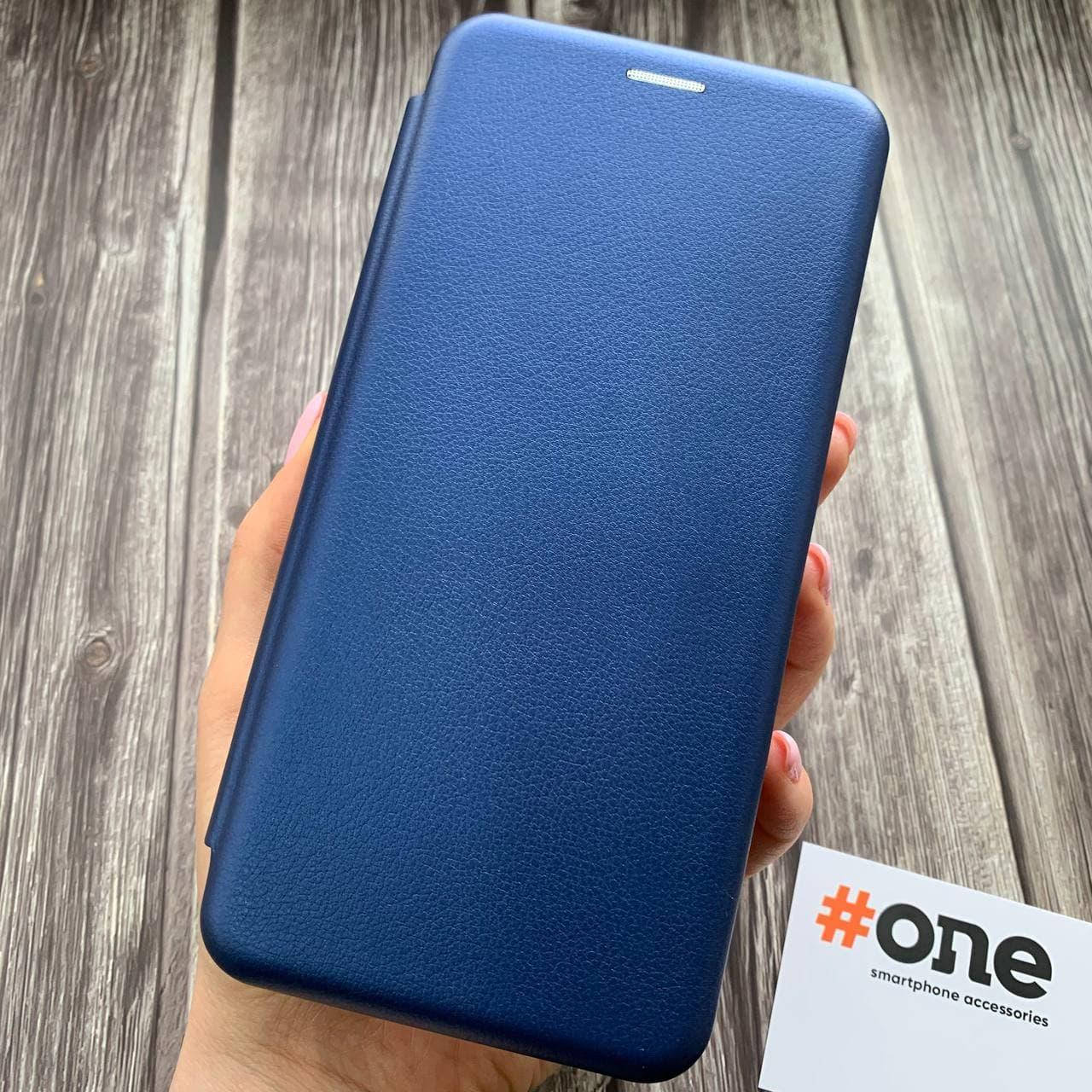 

Чехол книга для Realme C11 с эко кожи с подставкой магнитом книжка на телефон реалми с11 синяя STN, Синий