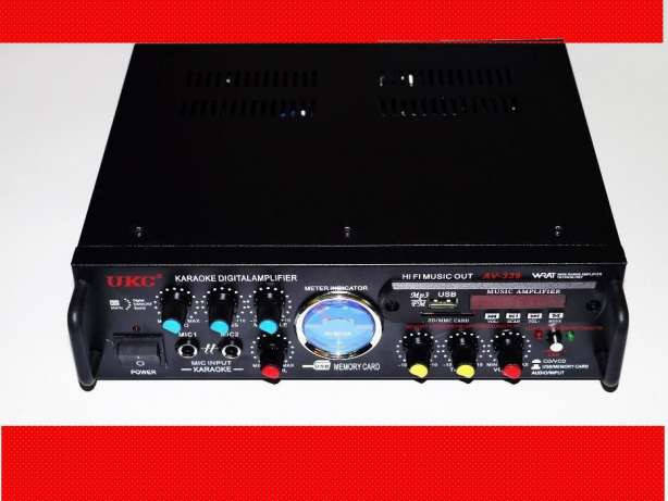 

Усилитель звука UKC AV-339A + USB с караоке