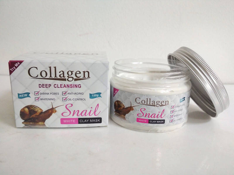 

Маска для лица Collagen Snail белая глиняная 150 г PM6924