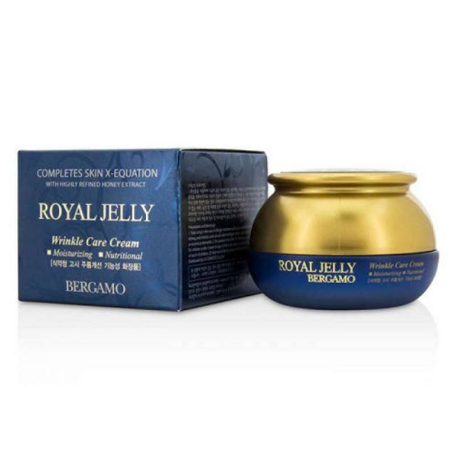 

Омолаживающий крем с маточным молочком Bergamo Royal Jelly Wrinkle Care Cream