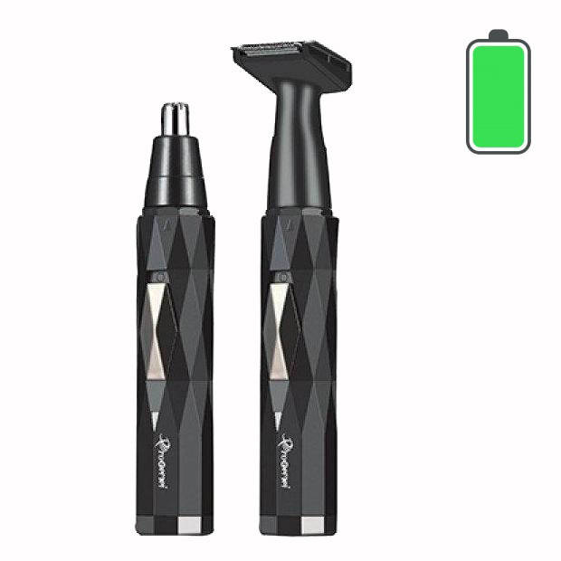 

Триммер для стрижки бороды ушей бровей Pro Gemei GM-3121 Машинка для стрижки волос беспроводная FED