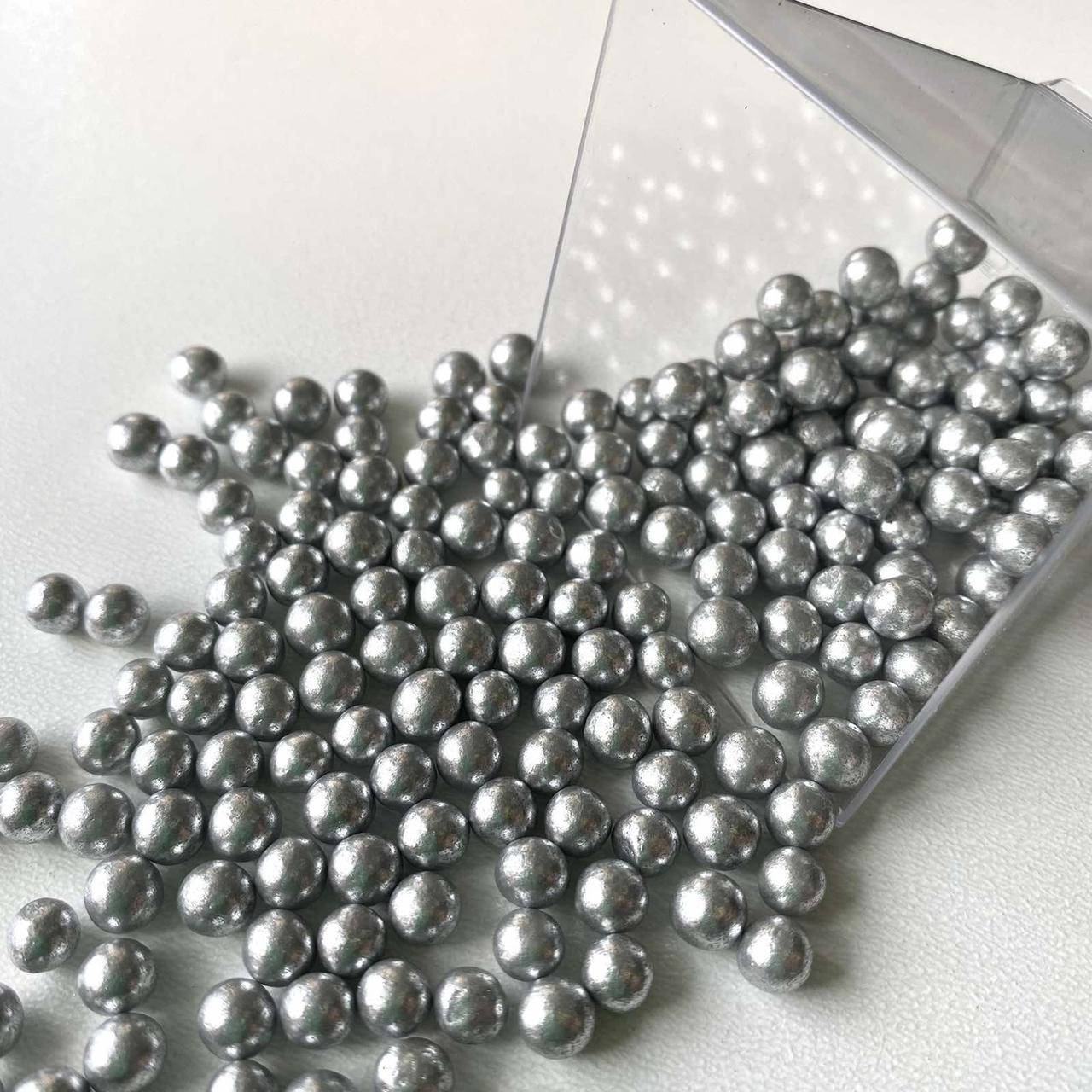 

Посыпка для кондитерских изделий Жемчужины Софт, 5 мм, 20 г Серебристые