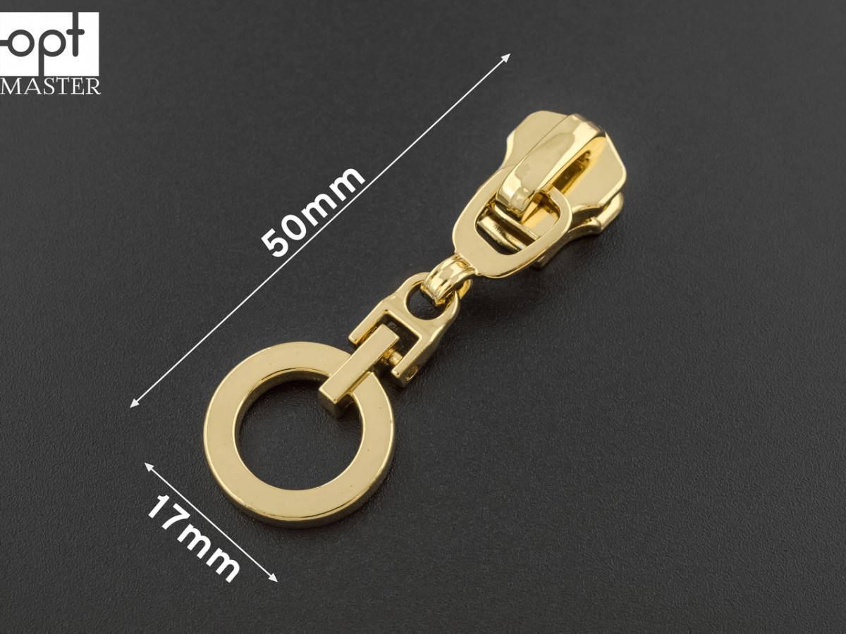 

Бегунок №5 на металлическую молнию (ZIPS-1204) Золото