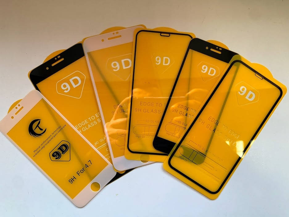 

Захисне скло Full Cover​​​​​​​ 9D для iPhone 6/ 6S/ 7/ 7 Plus/ 8/ 8 Plus/ X/ XR /XS /XS Max/11 Pro/11 Pro Max, Прозрачный