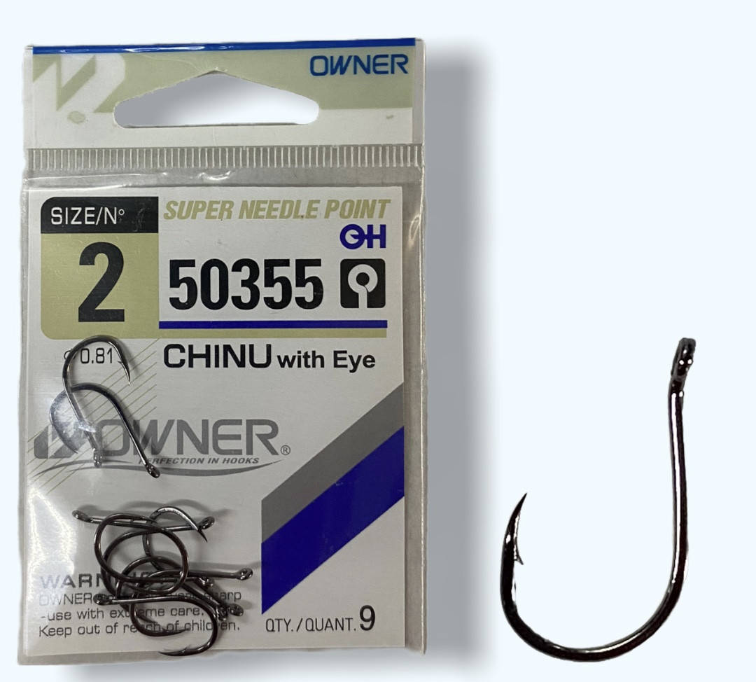 

Крючки OWNER 50355 CHINU wiht Eye 2