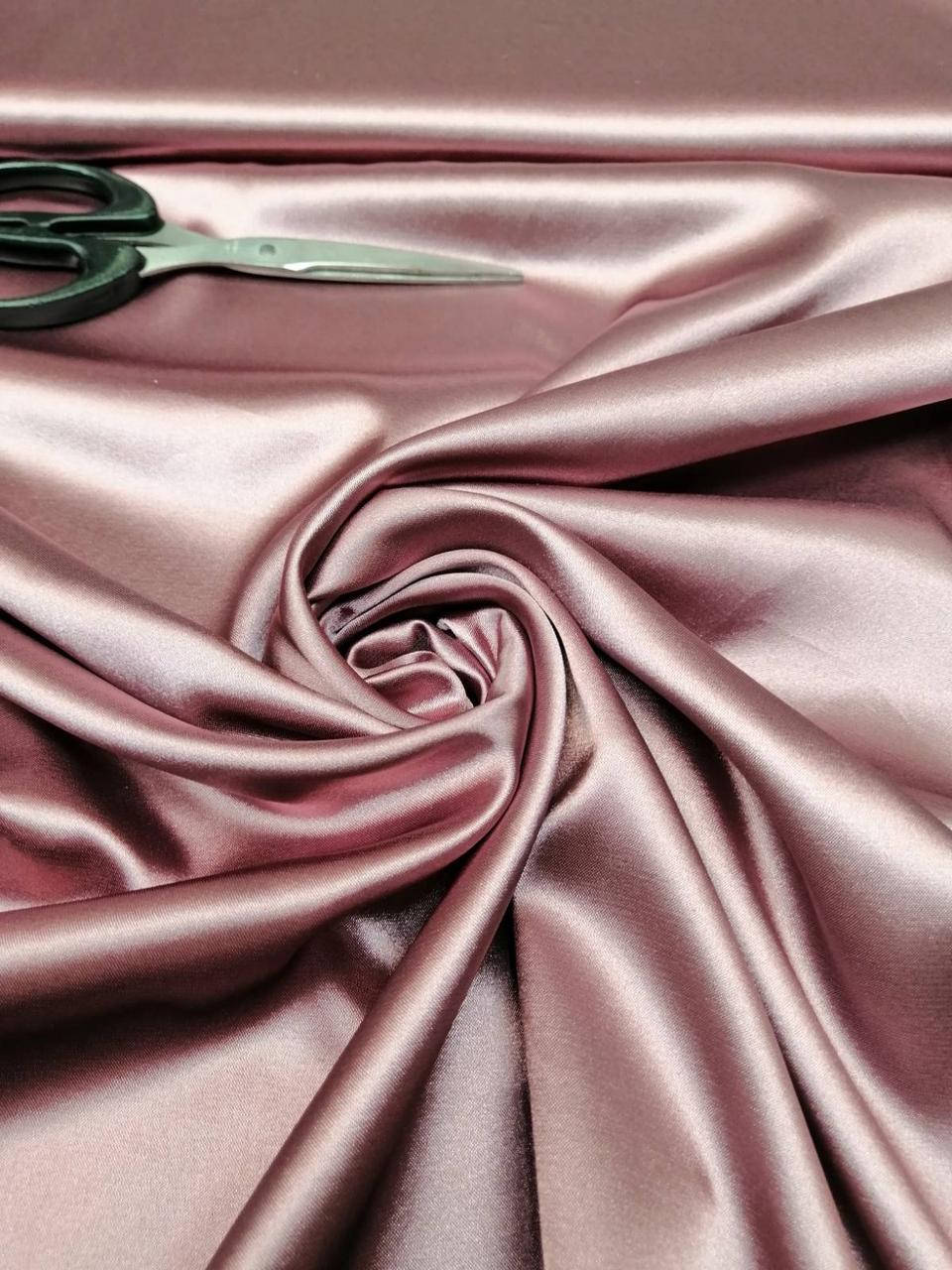 

Атлас стрейчевый Фрез, Белый