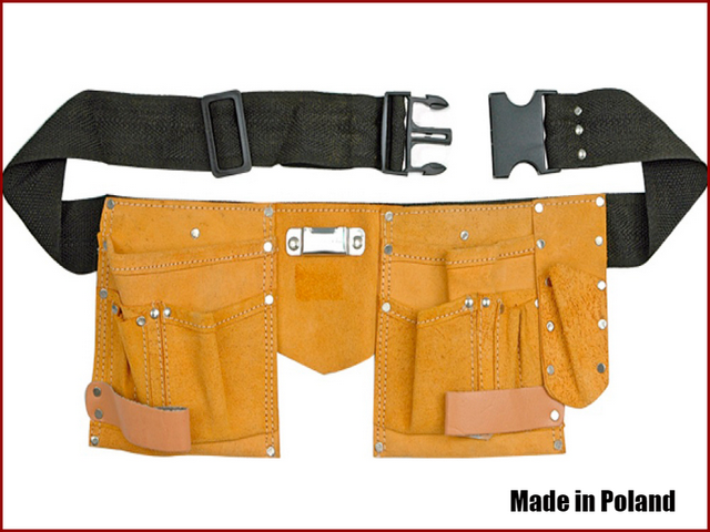 

Пояс кожаный для инструмента 11 карманов Vorel 78750
