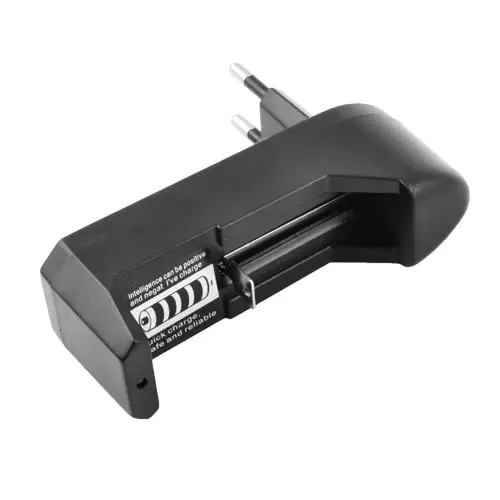 

Зарядное устройство Li-Ion HD-8804 для 1 аккумулятора 18650, Черный