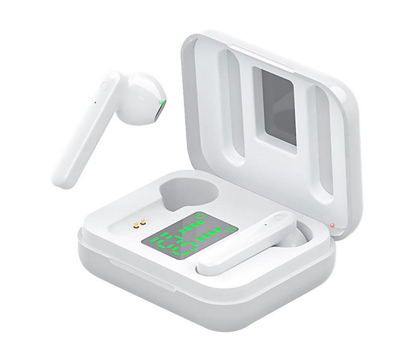 

L12 TWS Наушники Bluetooth 5.1 Беспроводные наушники-вкладыши Гарнитура с микрофоном, Белый