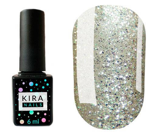 

Гель-лак Kira Nails №162 (золотой с серебряными блестками, эмаль), 6 мл