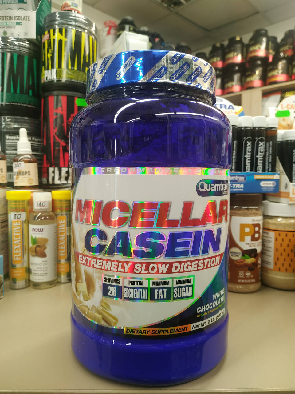 

Quamtrax Micellar Casein 908 g , казеин мицеллярный