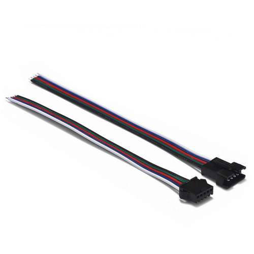 

Комплект JST Connector 5pin (2 jack) RGBW с кабелем папа + мама - st-03577