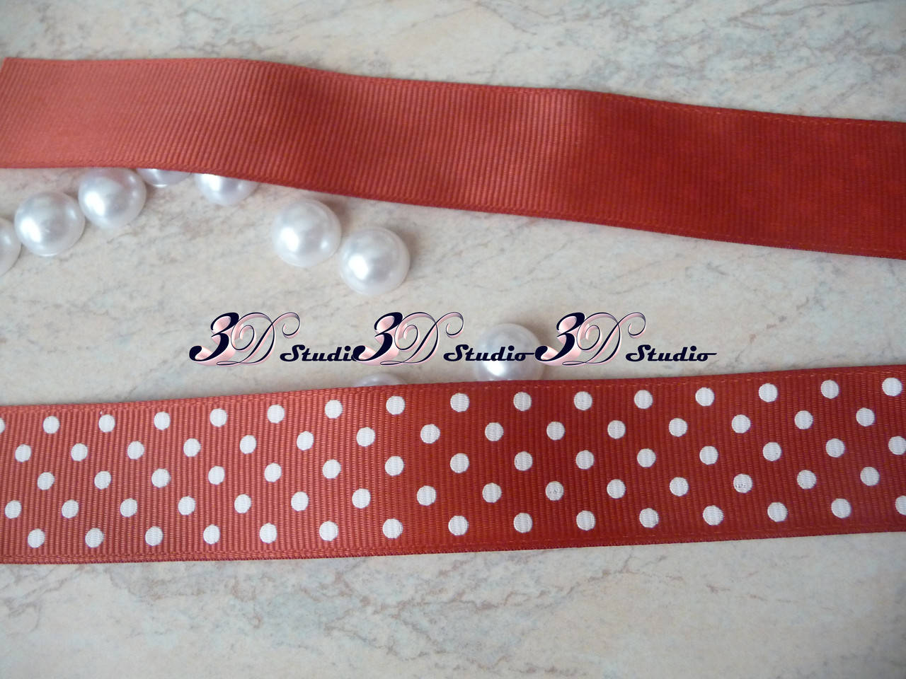 

Лента репсовая в горох цвет № 133 бордо шириной 2,5 см