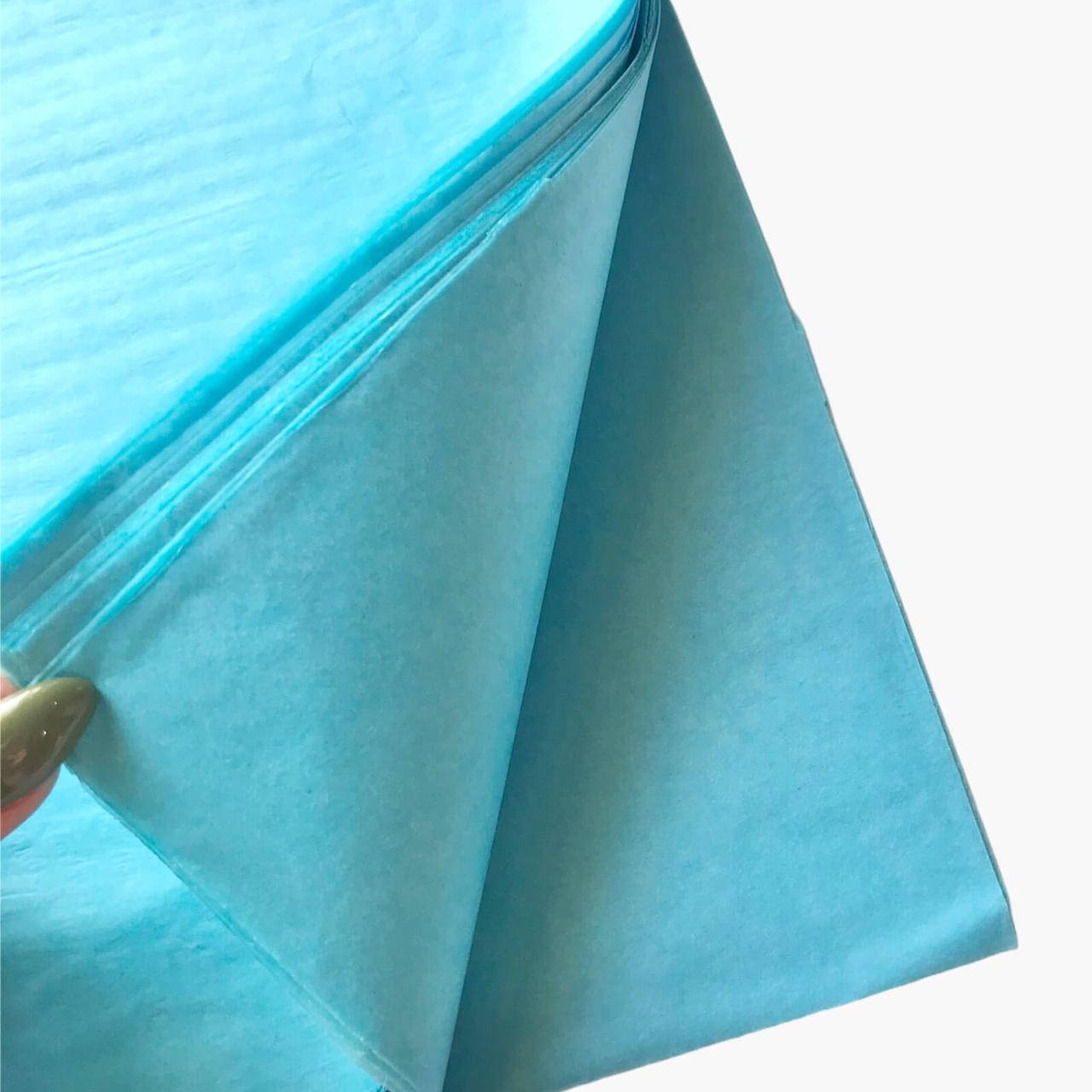 

Бумага тишью, лист 70*50см (голубой)