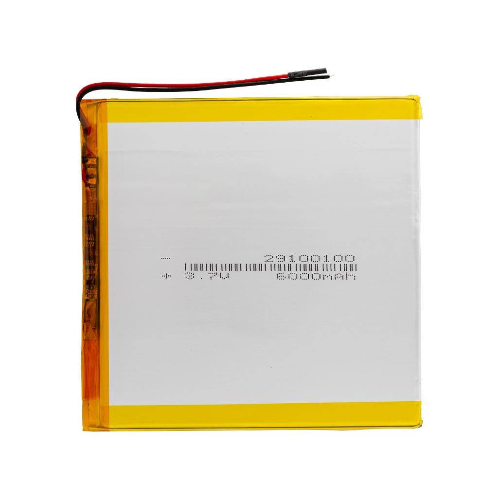 

Аккумулятор для планшета 2.9*100*100 мм, (6000 mAh)
