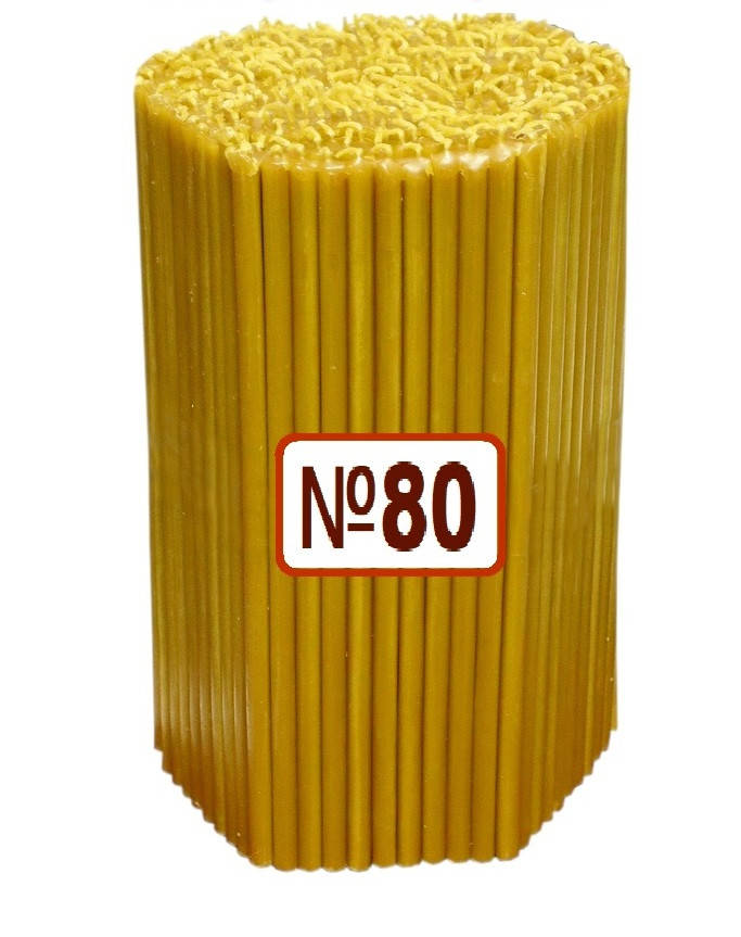 

Свеча восковая №80 2кг (400шт)