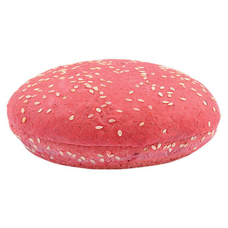 

Булочка Свекольная(Буряковая) для бургера, 0,080 кг(30 шт ящ)