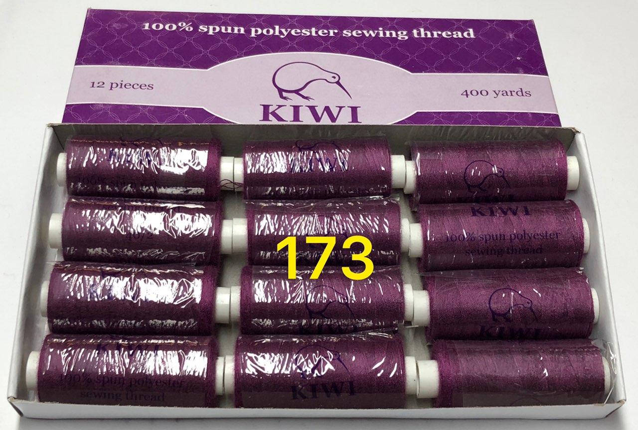 

Швейные нитки 40/2 173тон полиэстер Kiwi Киви 400ярдов