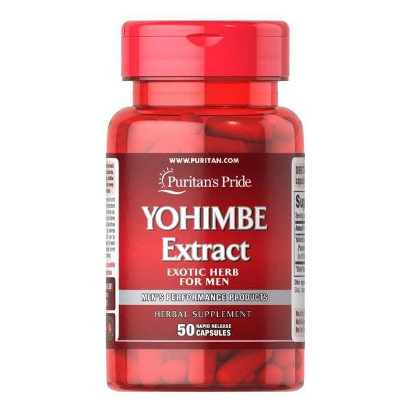 

Eкстракт кори йохимбе - Puritan's Pride Yohimbe Extract / 50 caps