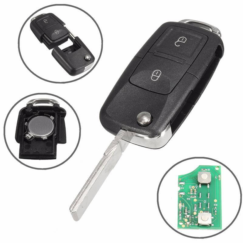 

Ключ выкидной Volkswagen 2 кнопки 1J0959753AG 433MHz ID48