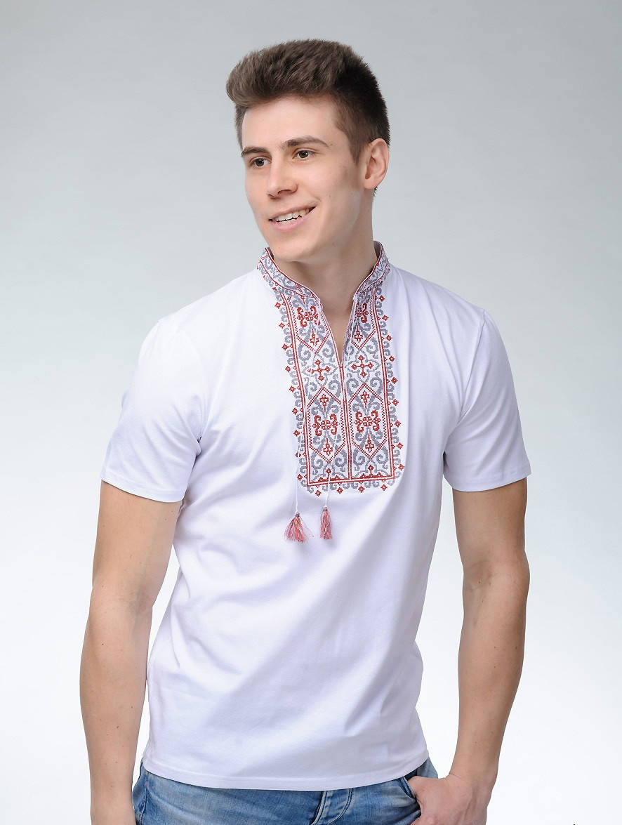 

Мужская футболка вышиванка, Вишиванка чоловіча, р-р 44-58