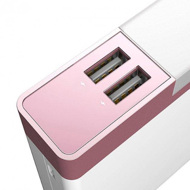 

УМБ портативное зарядное Power Bank Proda Crave PPL-20 12000 mAh, бело-розовое