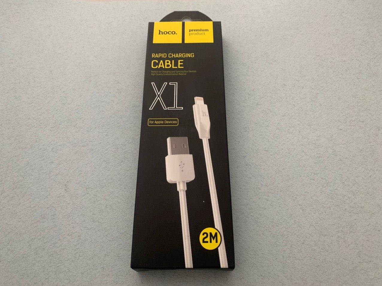 

Hoco Lightning кабель 2х метровый для зарядки iPhone, Белый
