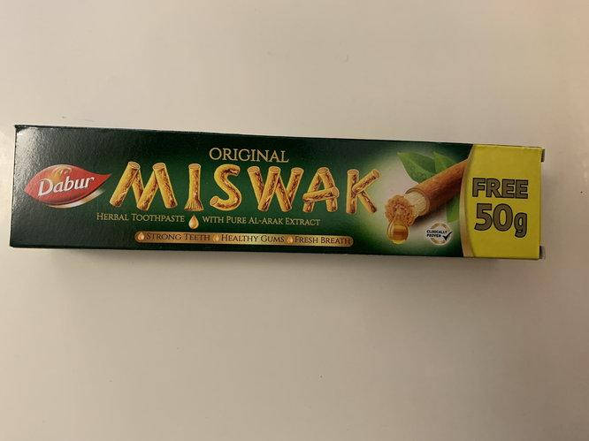 

Зубная паста мисвак Мисвак Miswak Original. 170г. (большая упаковка) НА ТРАВАХ