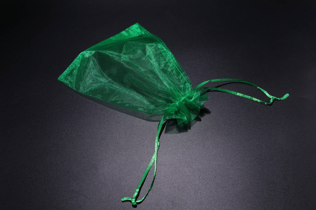 

Подарочные мешочки из органзы. Цвет зеленый. 17х23см, Зелёный