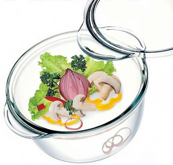 

Кастрюля с крышкой из термостойкого стекла 2,8л Simax s6706-6716