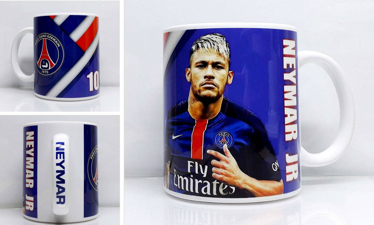 

Кружка футбольная Неймар Premium 330мл, Белый