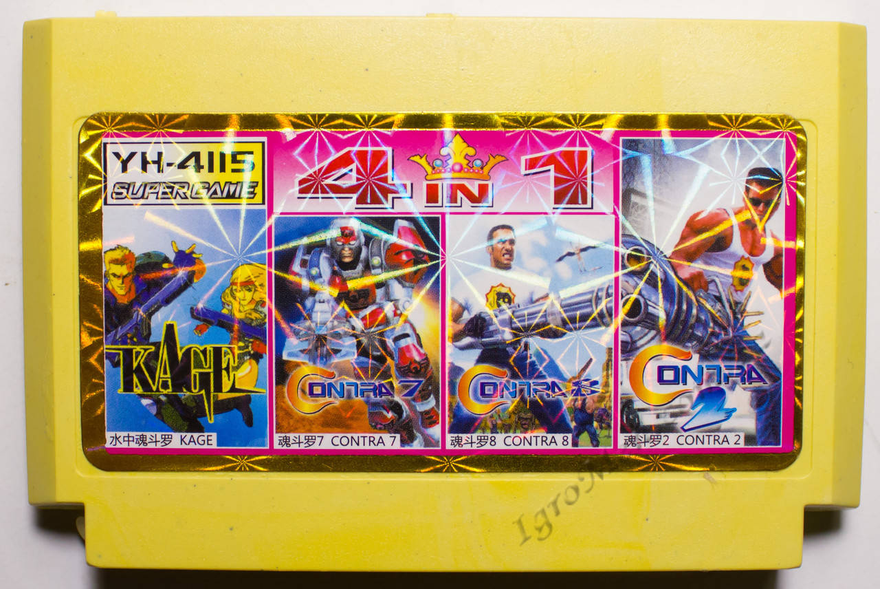 

Картридж денди 3 в 1 Contra 2, Contra 3, Contra 7