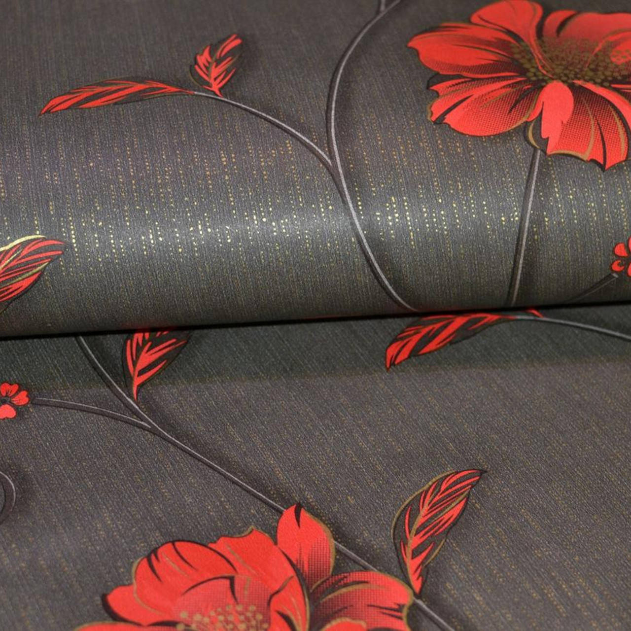 

Обои бумажные Континент Деми 0,53х10,05м черный (1260)