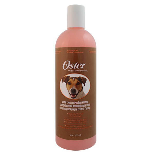 

Суперочищающий шампунь для собак Oster Orange Cream Extra Clean 1:10 473 мл