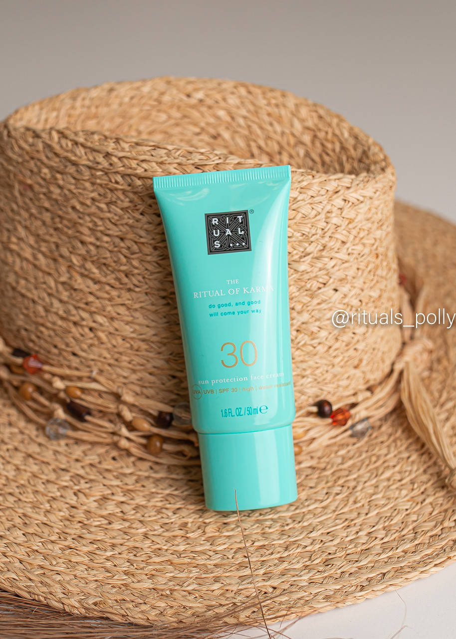 

Солнцезащитный крем для лица с spf 30 Rituals, the ritual of karma sun protection face cream 30