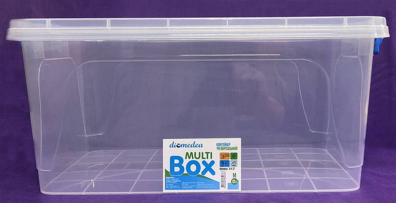 

Ланч-бокс пищевой 36x23,5x23 (cm) 13 (л) A-37, Прозрачный