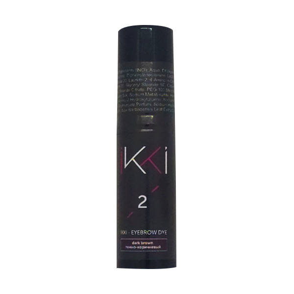 

IKKI. Гель-краска для бровей, 5 мл. Dark brown (Тёмно коричневый)