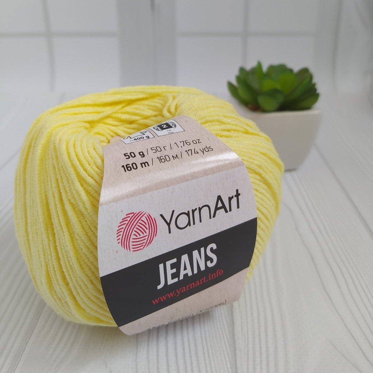 

YarnArt Jeans (№67) світло жовтий
