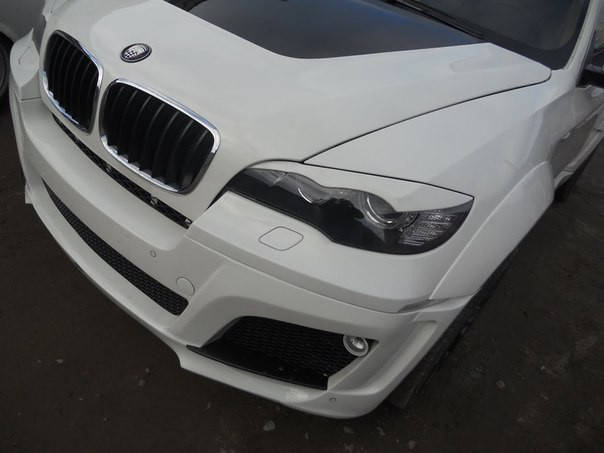 

Реснички на фары BMW X6 E71, 2008-2012 г.в. Супер качество, Черный