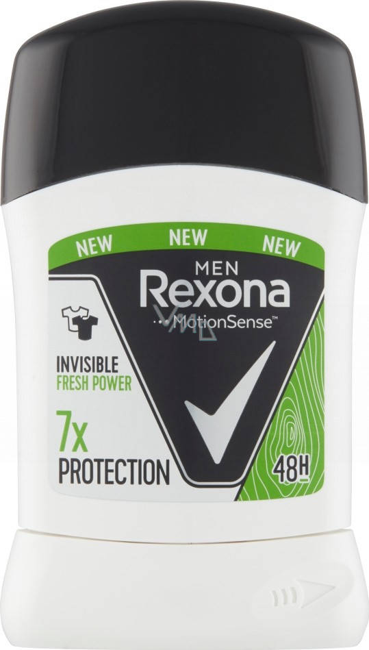

Антиперспірант Rexona олівець чоловічий Фреш невидимий на чорному і білому