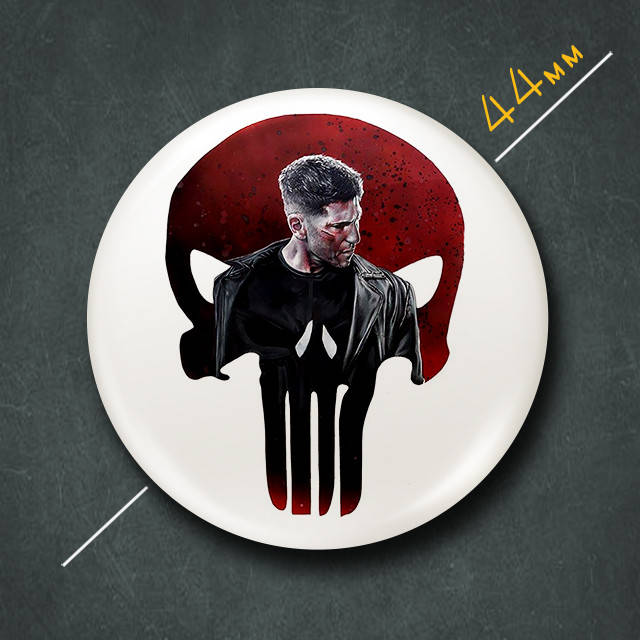 

"Каратель" значок круглый на булавке Ø44 мм