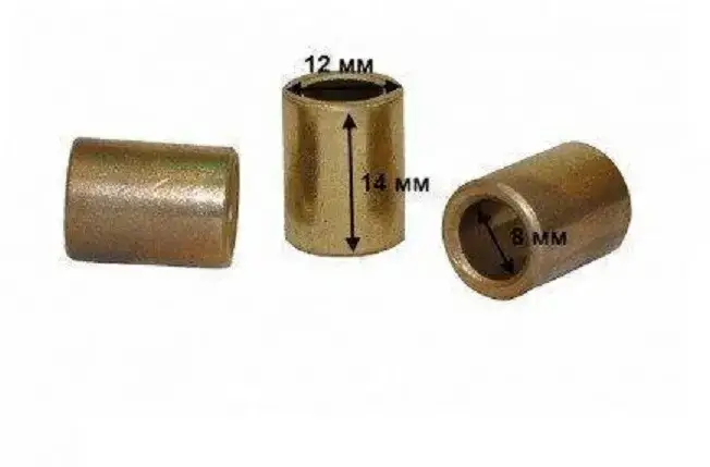 

Втулка 8х12х12мм ведра хлебопечки Gorenje BM900AL (латунь)