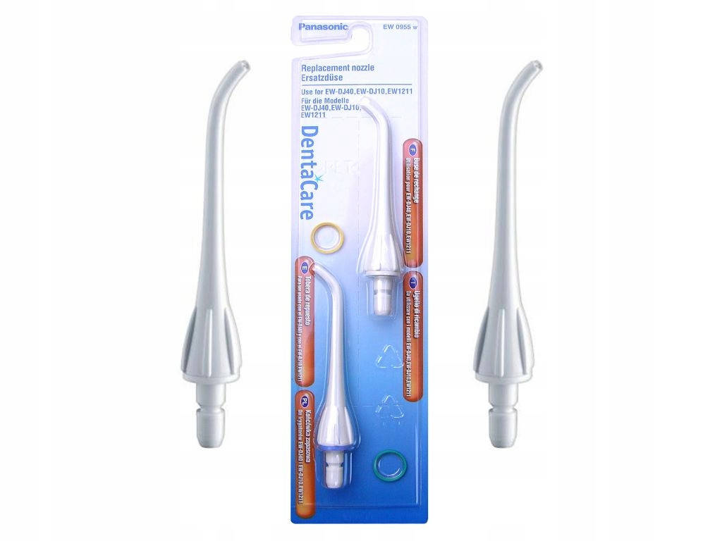 

Сменные насадки для ирригатора Panasonic EW1211, EW1411, DJ10, DJ40 2 шт