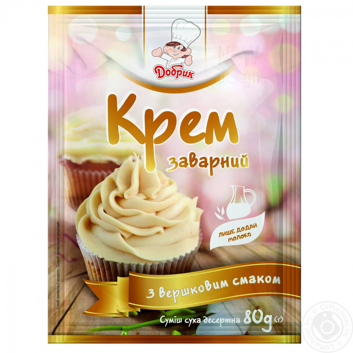 

Крем заварний вершковий "Добрик" 80г (1*10/60)