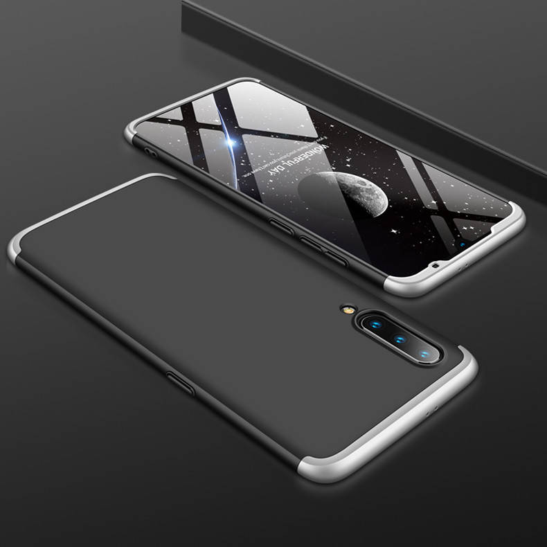 

Чехол GKK 360 для Xiaomi Mi 9 SE бампер оригинальный Black-Silver